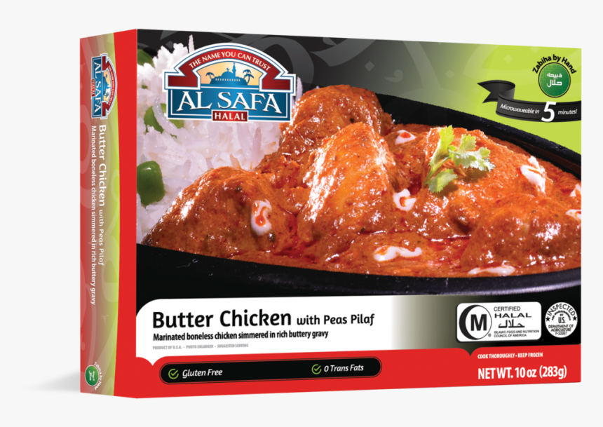 Butter Chicken With Rice - Al Safa, HD Png Download, Free Download