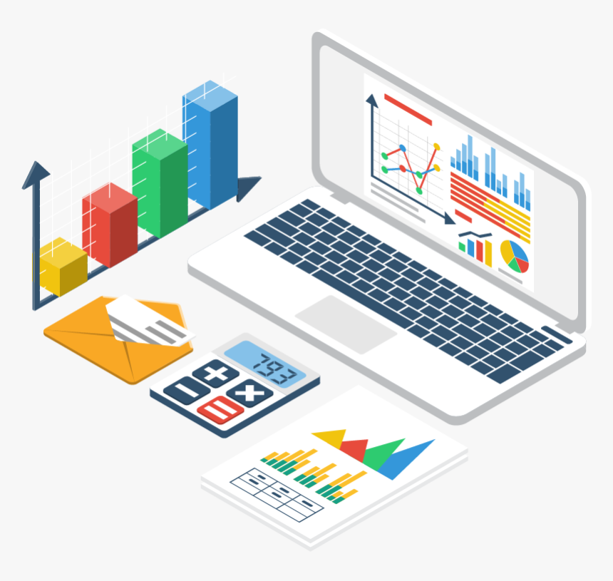 Floating Icon - Chart Isometric, HD Png Download, Free Download