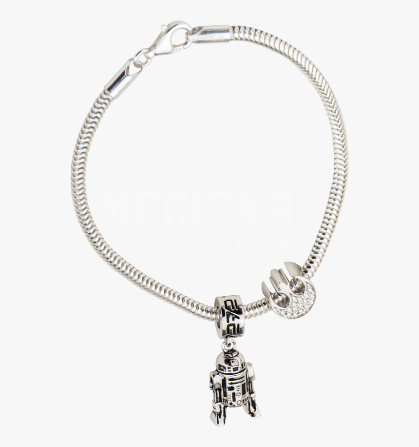 Star Wars R2d2 Rebel Alliance Sterling Silver Charm - Pulsera Plata Star Wars, HD Png Download, Free Download