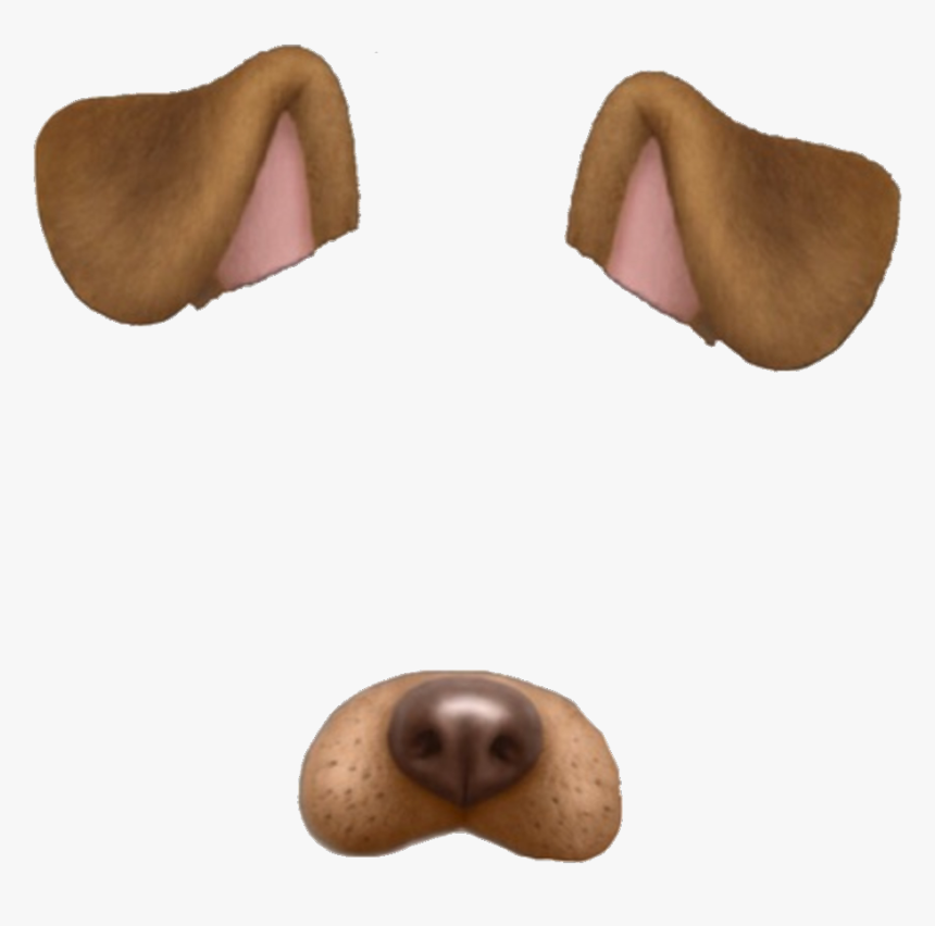 Snapchat Dog Filter Png, Transparent Png, Free Download