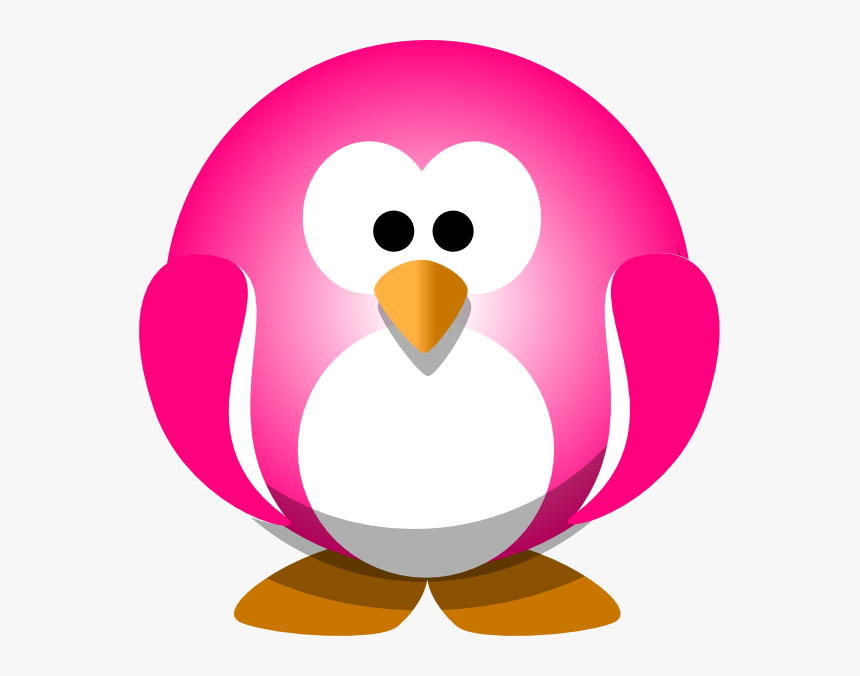 Clipart Pink Penguin, HD Png Download, Free Download