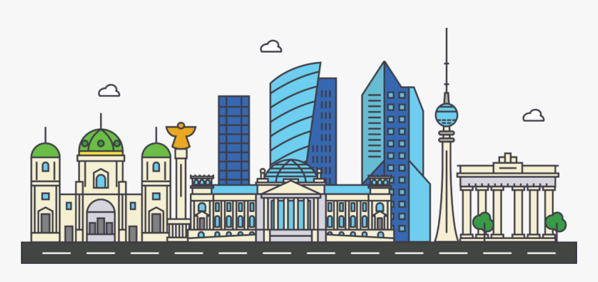 Graphic Of Berlin - Vector Graphics, HD Png Download, Free Download