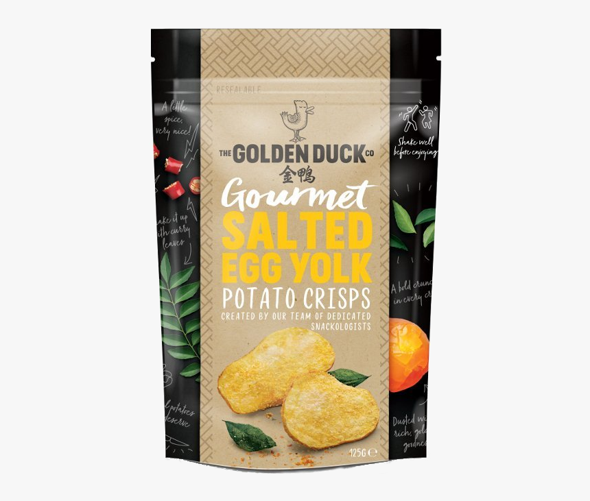 The Golden Duck Salted Egg Potato Chips - Golden Duck Salted Egg, HD Png Download, Free Download