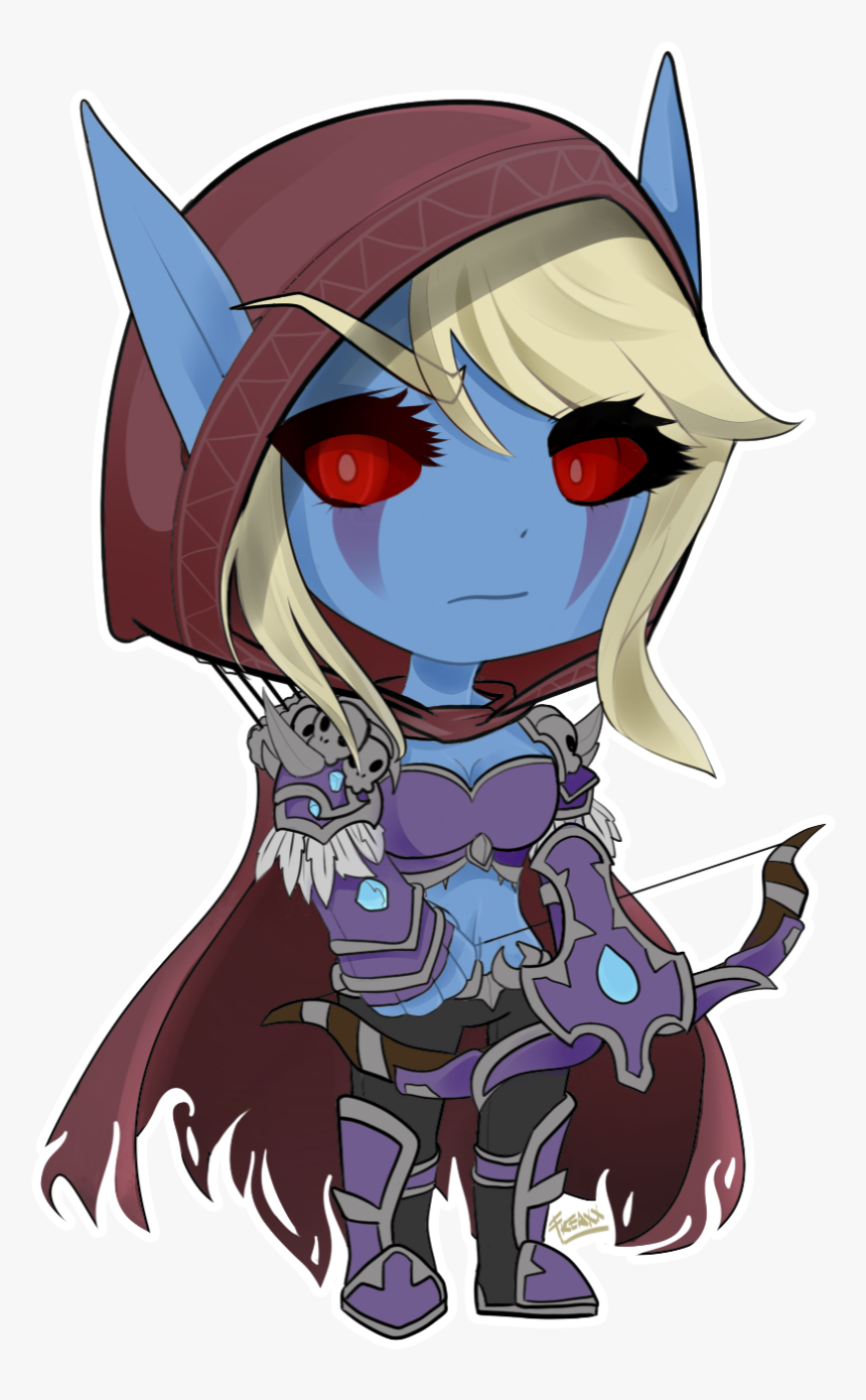 World Of Warcraft - World Of Warcraft Cartoon Sylvanas, HD Png Download, Free Download