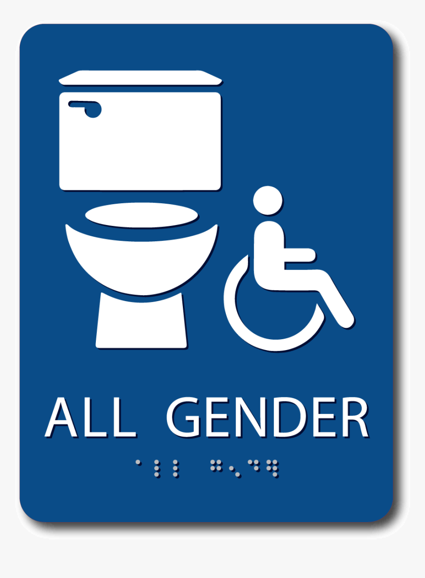 All Gender Ada Restroom Sign, HD Png Download, Free Download