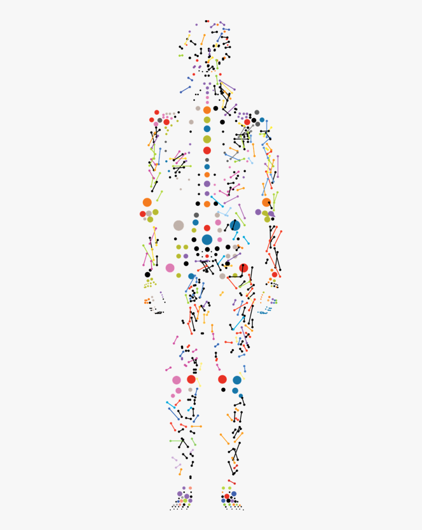 Person From Dots Personalized Medicine Precision Medicine - Diet Related Diseases, HD Png Download, Free Download