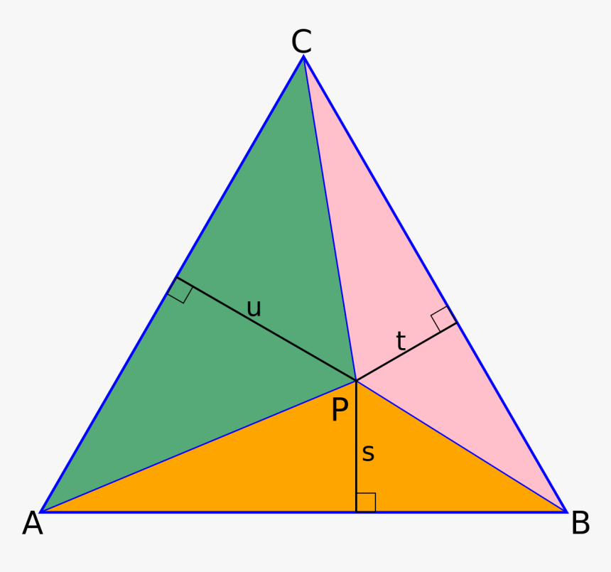 Clipart Library Triangles Vector Equilateral Triangle - Teorema De Viviani, HD Png Download, Free Download