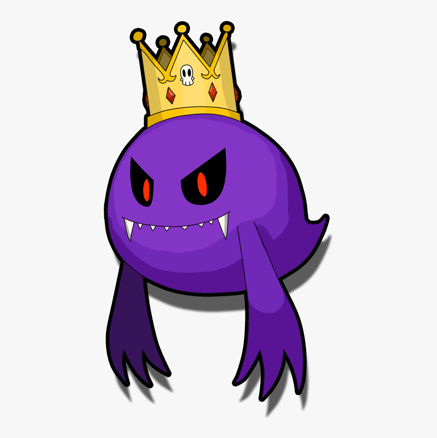 Dark King Boo By Deadly - Cartoon, HD Png Download, Free Download