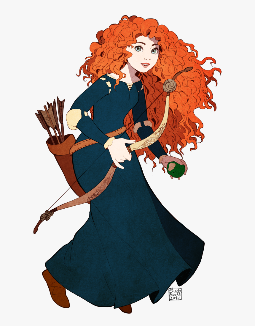 Collection Of Free Merida Drawing Art Download On Ui - Merida, HD Png Download, Free Download