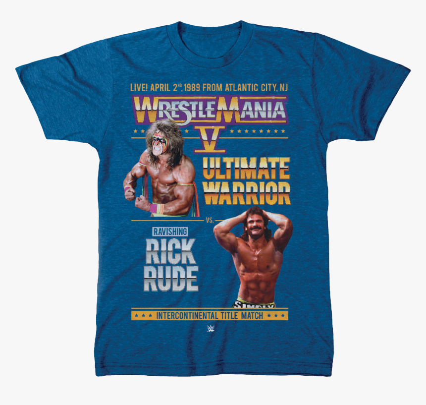 blue ultimate warrior shirt