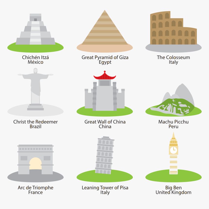 Transparent China Clipart - 7 Wonders Of The World Clipart, HD Png Download, Free Download