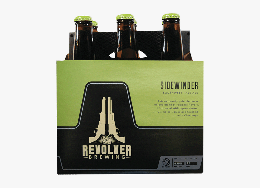 Revolver Sidewinder Ale - Green Revolver Beer, HD Png Download, Free Download