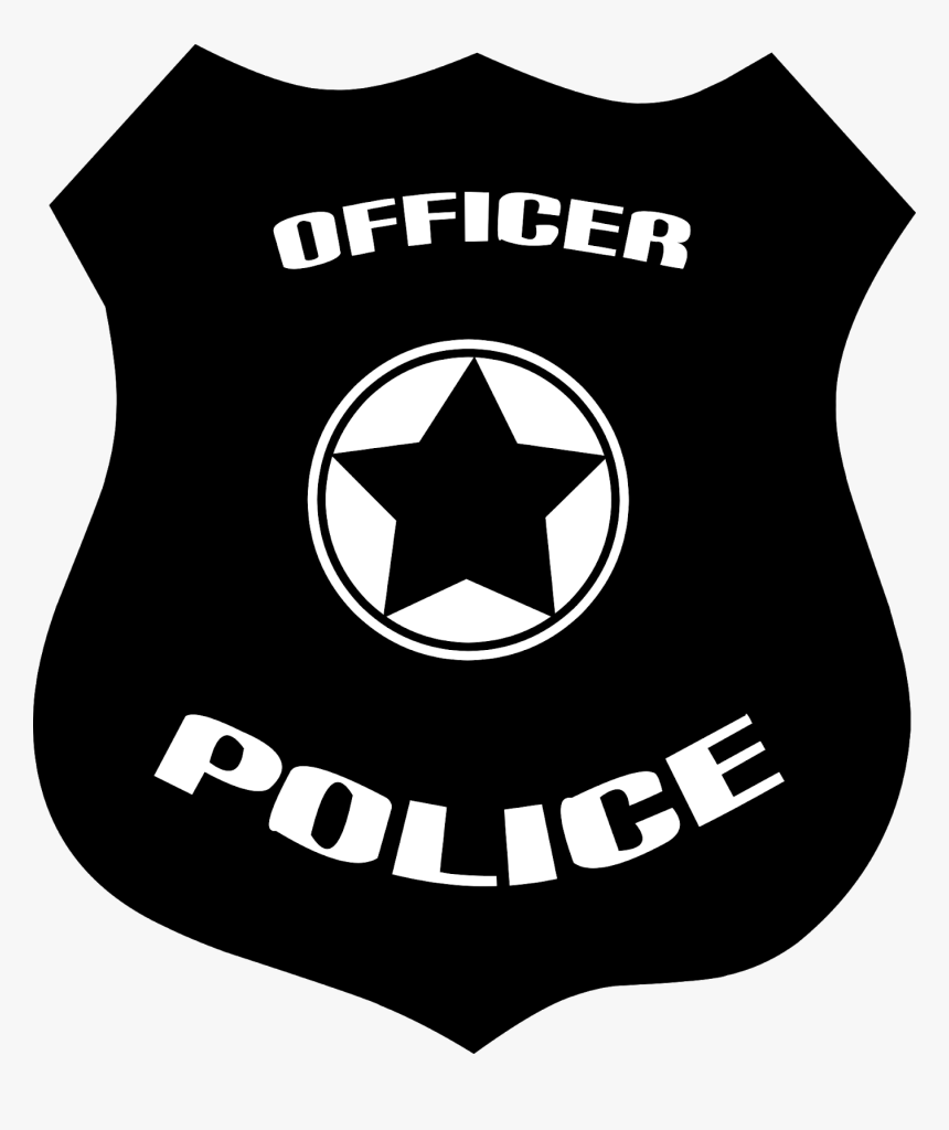 Police Badge Silhouette, HD Png Download, Free Download