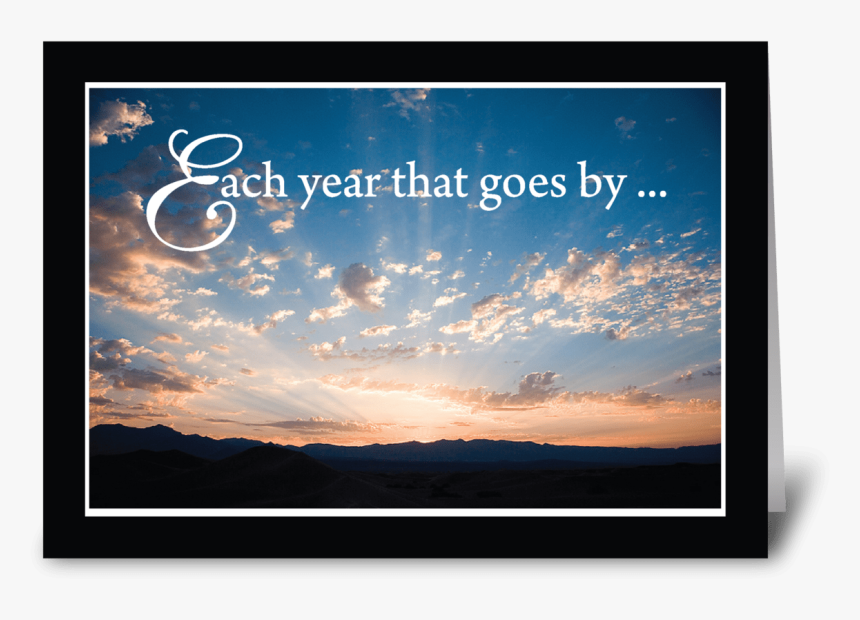 Sunset Sky Religious Birthday Greeting Card - Birthday Poster Religious, HD Png Download, Free Download