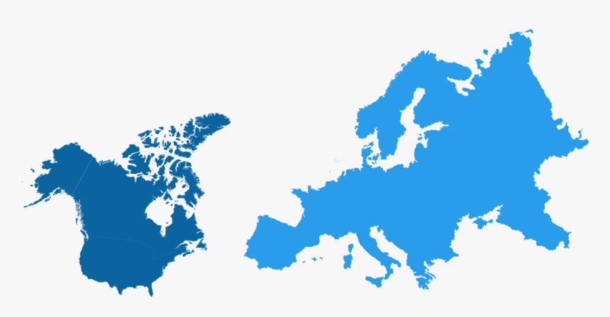 Carfax Is Europe’s Largest Cross-border Vehicle History - Europe Black And White Map, HD Png Download, Free Download