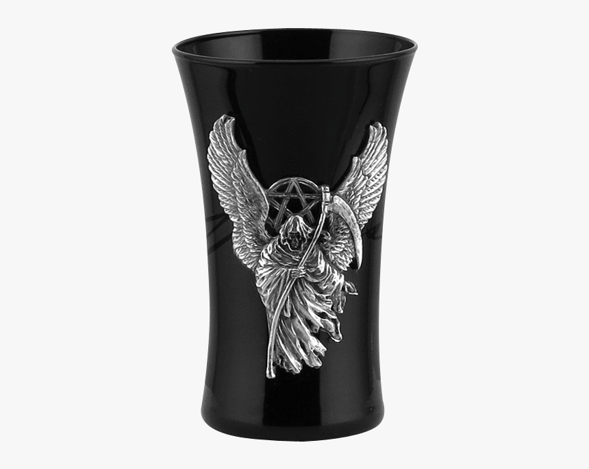 Winged Grim Reaper Shot Glass - Pint Glass, HD Png Download, Free Download