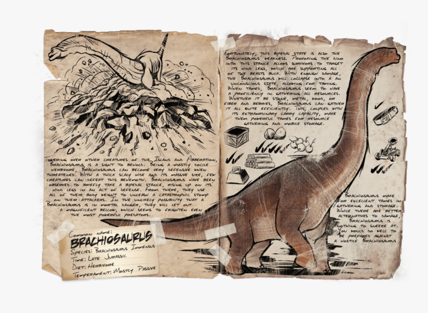 Ark Survival Brachiosaurus, HD Png Download, Free Download