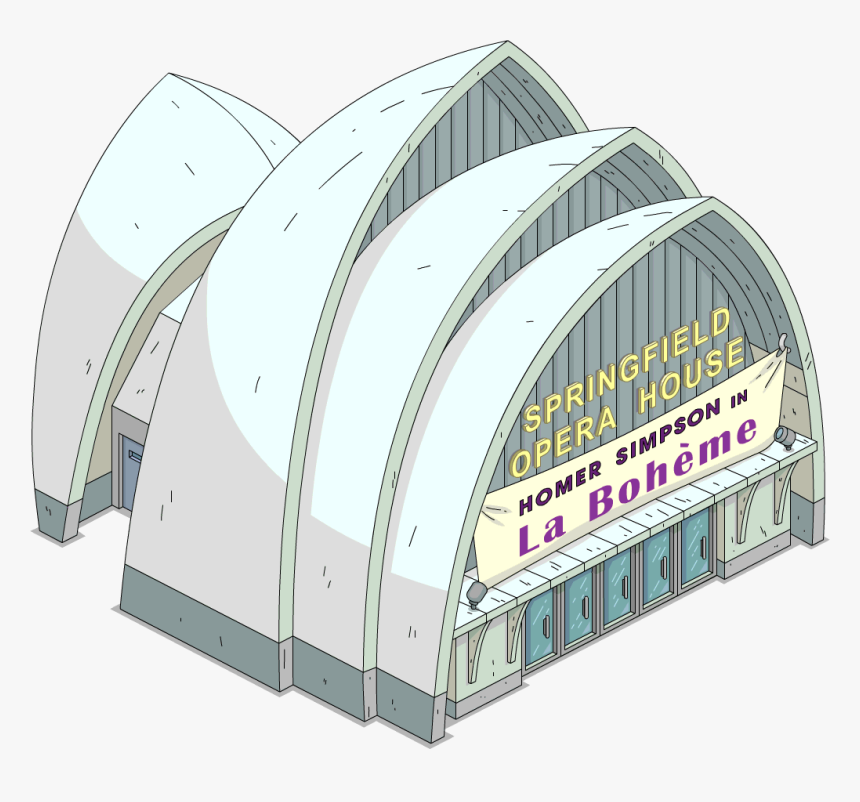 Simpsons Tapped Out Springfield Opera House, HD Png Download, Free Download