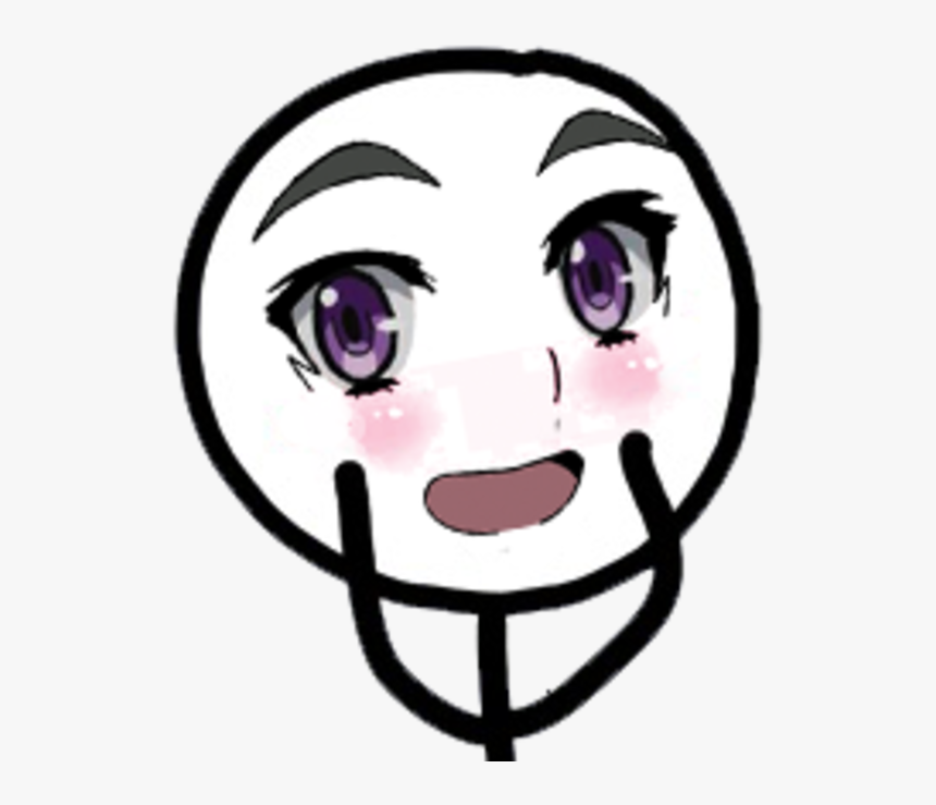 Face Facial Expression Smile Nose Eye Emotion Head - Ahegao Face Png, Transparent Png, Free Download