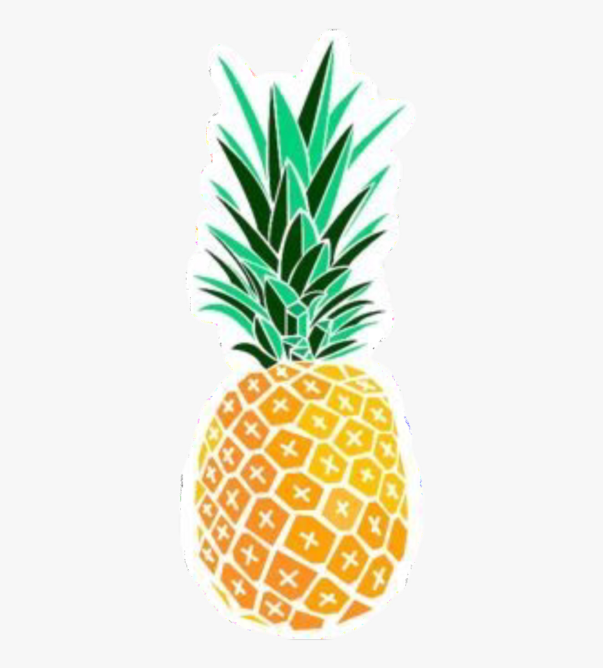 Pineapple Stickers Clipart , Png Download - Artsy Pineapple, Transparent Png, Free Download