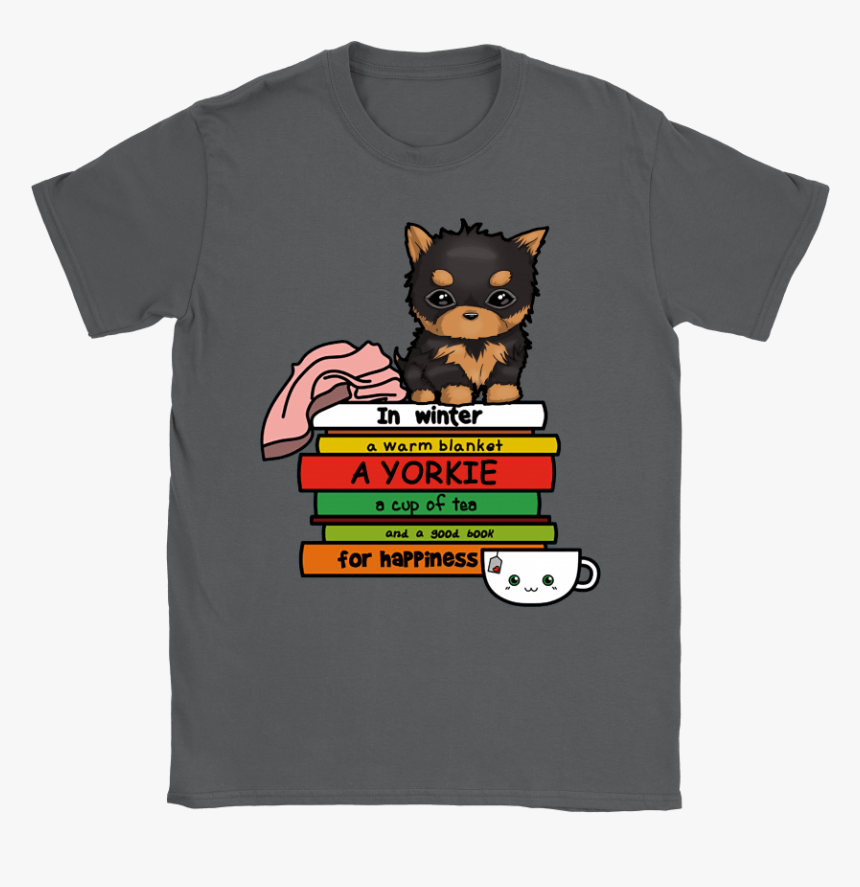 In Winter A Yorkie Book And Tea For Happiness Shirts - Buffalo Bills, HD Png Download, Free Download