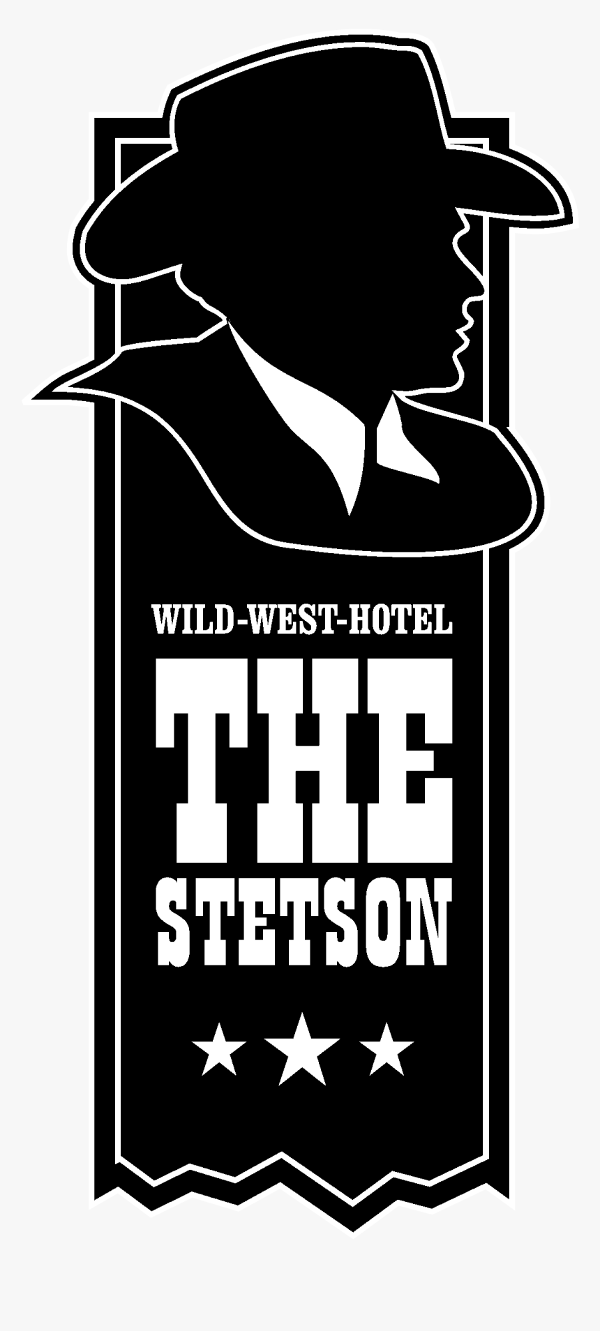 The Stetson Logo Black And White - Illustration, HD Png Download, Free Download