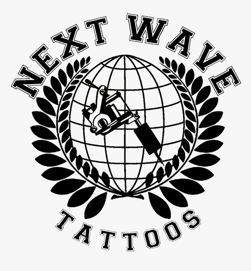 Next Wave Tattoo Logo All Black Big - Emblem, HD Png Download, Free Download