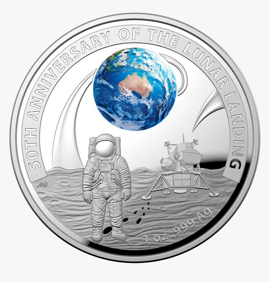 Apollo 11 Moon Landing Coin Set Australia, HD Png Download, Free Download