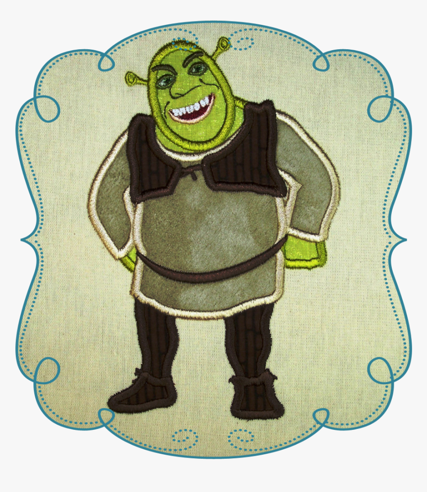 Shrack - Shrek Applique, HD Png Download, Free Download