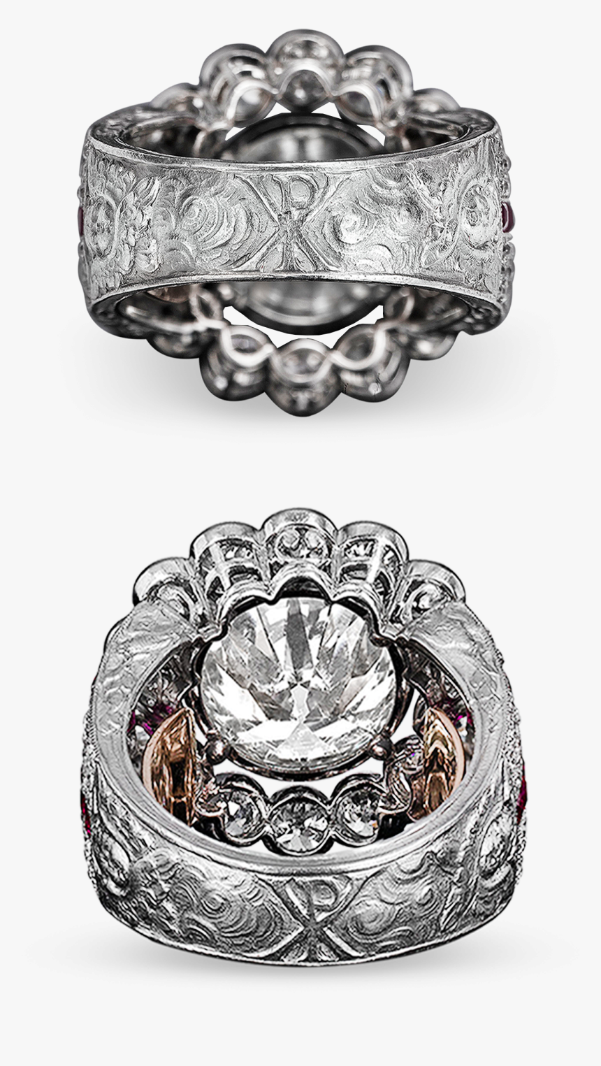 Pope Paul Vis Diamond Ring - Silver, HD Png Download, Free Download