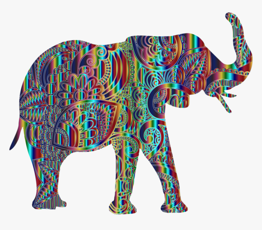 Wildlife,art,working Animal - Indian Elephant, HD Png Download, Free Download