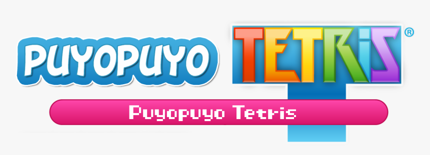 Puyo Tetrispic - Twitter - Com/nclrfusz0r - Poyo Poyo - Poyo Poyo Tetris Logo, HD Png Download, Free Download