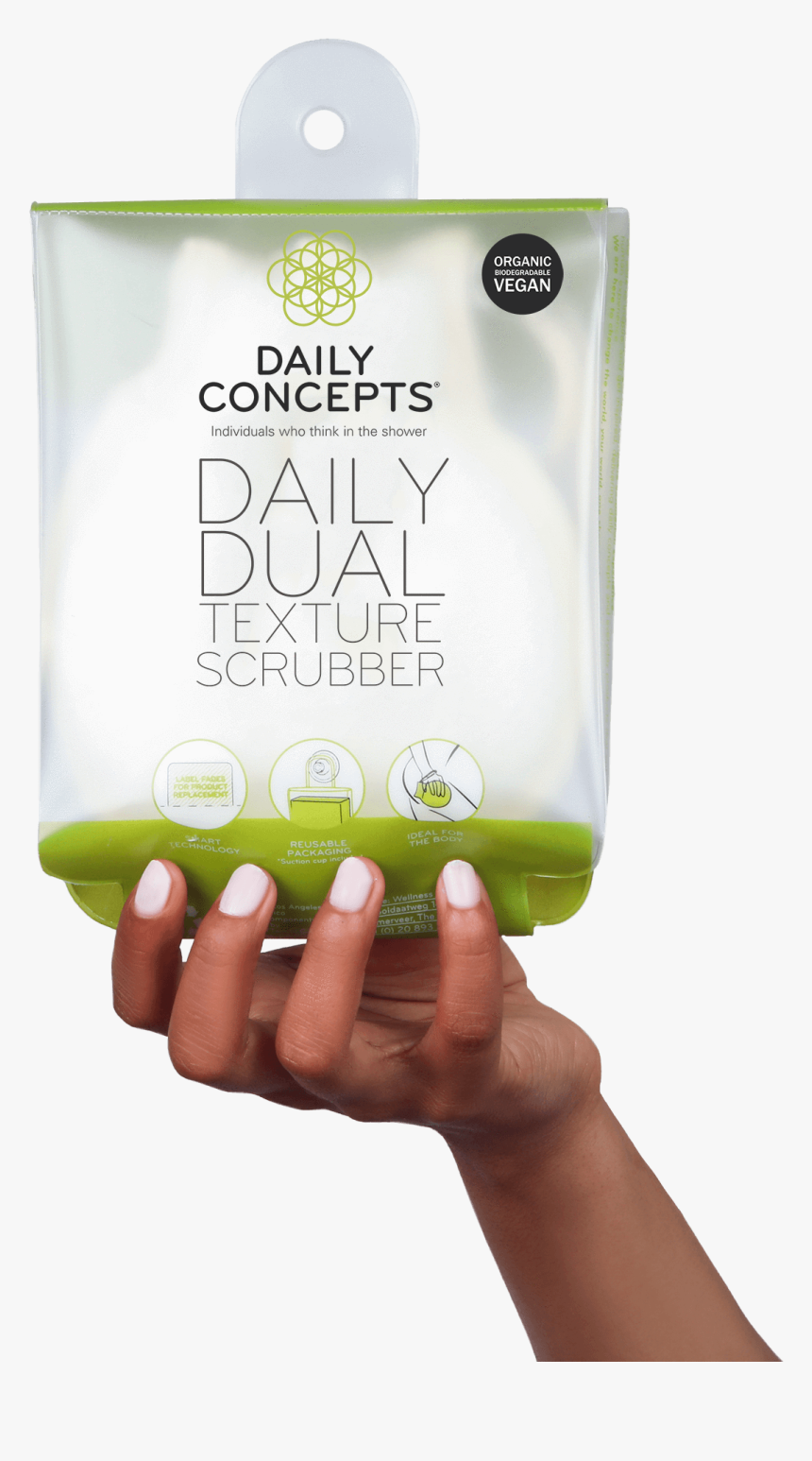 Daily Dual Texture Scrubber By Daily Concepts Luxury - Banner, HD Png Download, Free Download