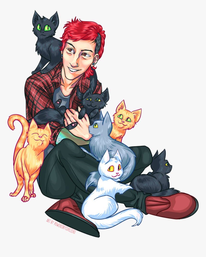 Top, Twenty One Pilots, And Josh Dun Image - Twenty One Pilots As Cats, HD Png Download, Free Download