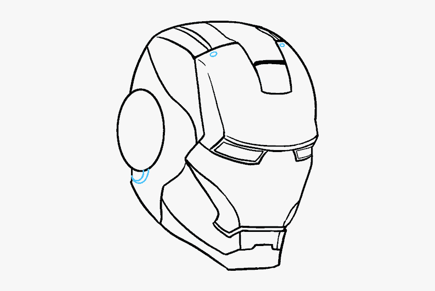 Iron Man Simple Drawing, HD Png Download, Free Download