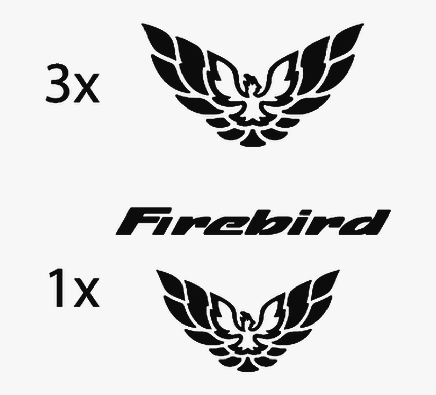 Firebird Drawing Pontiac - 98 2002 Firebird Decal, HD Png Download, Free Download