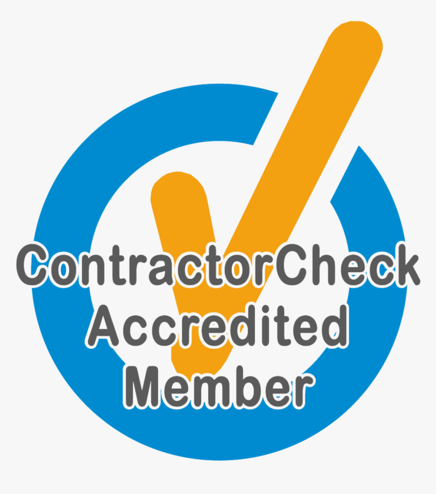 Contractor Check Logo Jpg Eng 1 E1461082791212 - Contractor Check Accredited Member, HD Png Download, Free Download