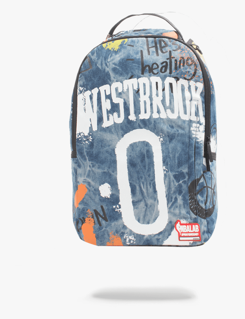 Sprayground Russell Westbrook Backpack, HD Png Download - kindpng