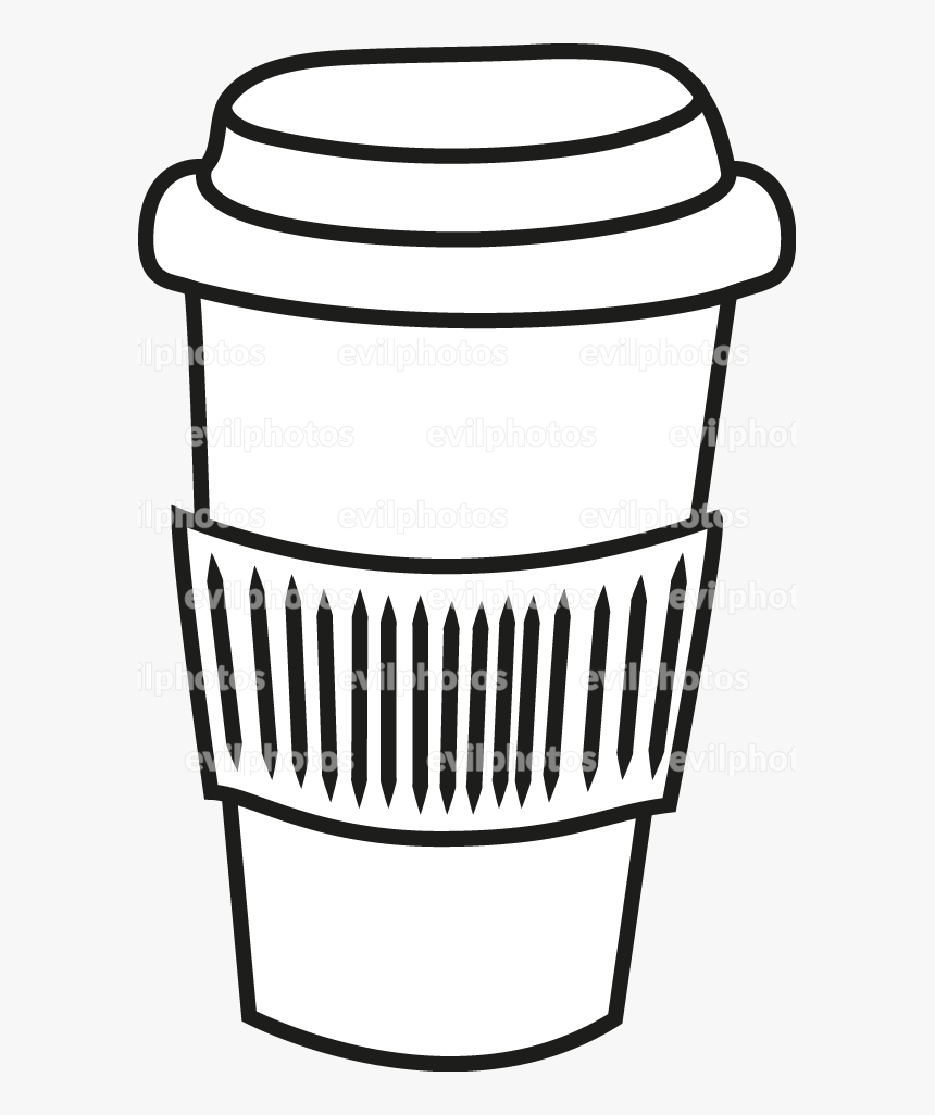 Coffe Drawing Vector And Stock Photo - Line Art, HD Png Download, Free Download