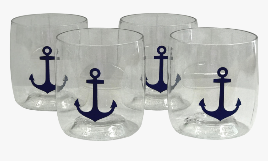 Govino Shatterproof Whiskey Glasses With Anchor - Myanmar Navy, HD Png Download, Free Download