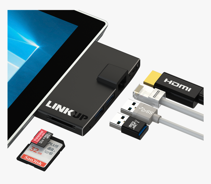 Surface Pro 6 Adapter, HD Png Download, Free Download