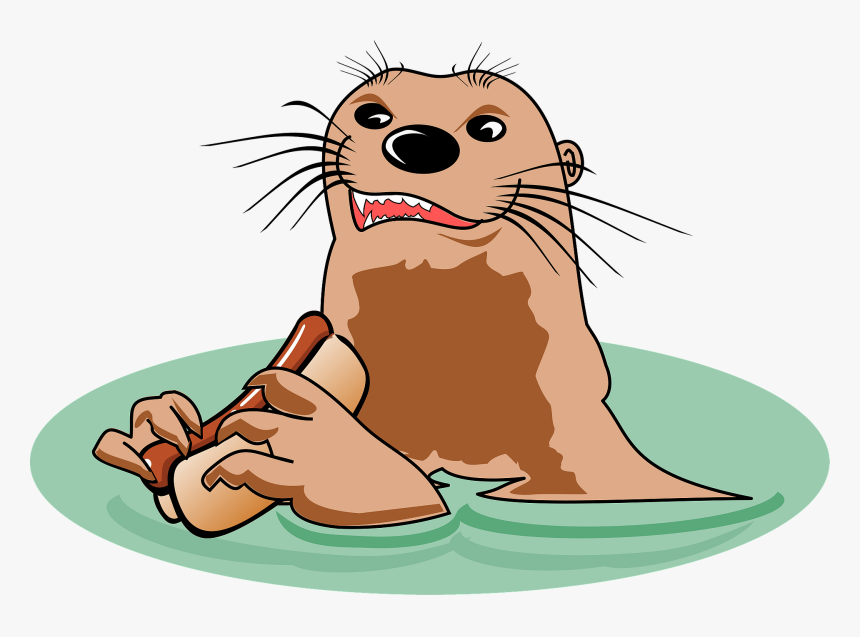 Otter Hot Dog, HD Png Download, Free Download