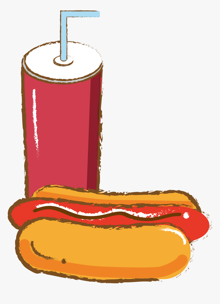 Transparent Free Cartoon Hot Dog Clipart, HD Png Download, Free Download