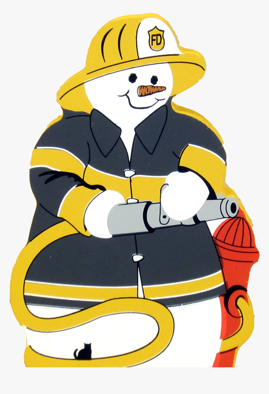 Drawing , Png Download - Snowman Firefighter Png, Transparent Png, Free Download