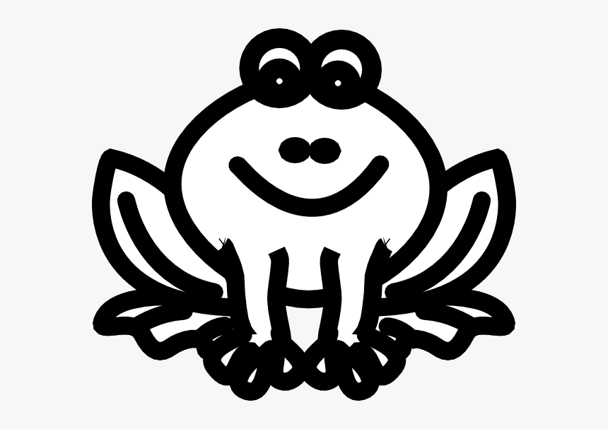 Frog Outline Picture Clip Art - Clip Art, HD Png Download, Free Download