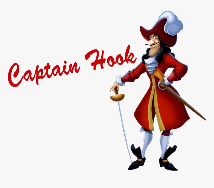 Captain Hook Png Image File - Captain Hook Disney Villains, Transparent Png, Free Download