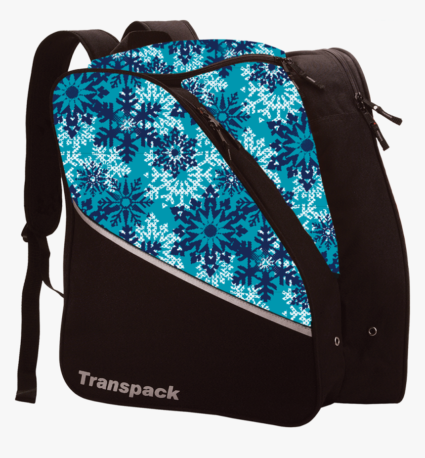 Teal Snowflake Style - Red Transpack, HD Png Download, Free Download