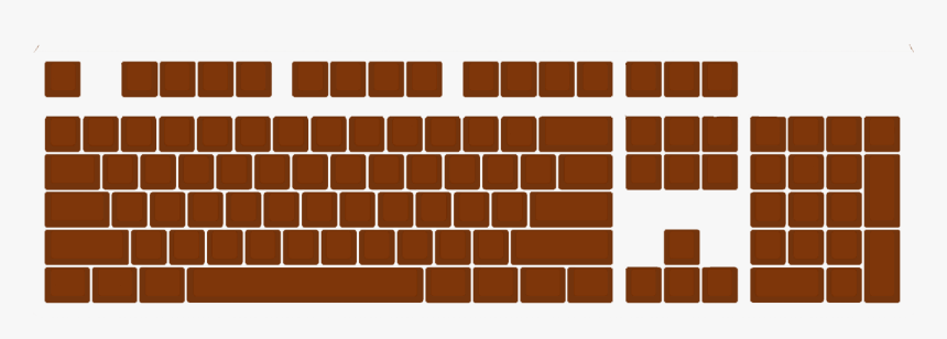 Brown Keyboard Key"s - Gmk Laser Base Kit, HD Png Download, Free Download