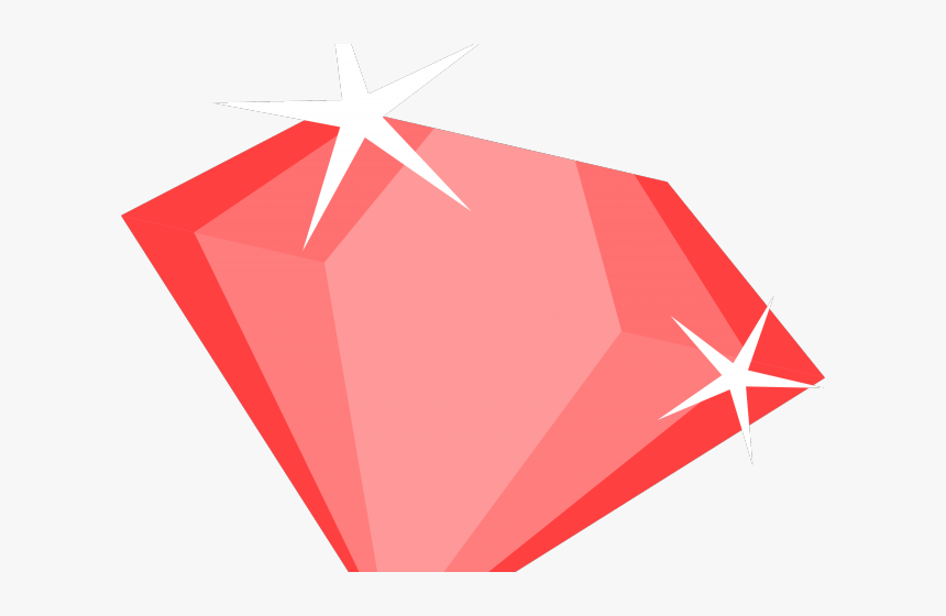 Ruby Clipart Ruby Diamond - Diamond Icon Transparent Background, HD Png Download, Free Download