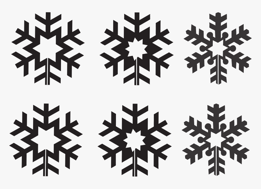 Snowflake Winter Silhouette, HD Png Download, Free Download